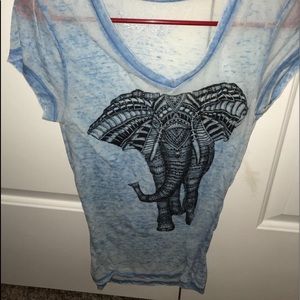 Elephant see through shirt